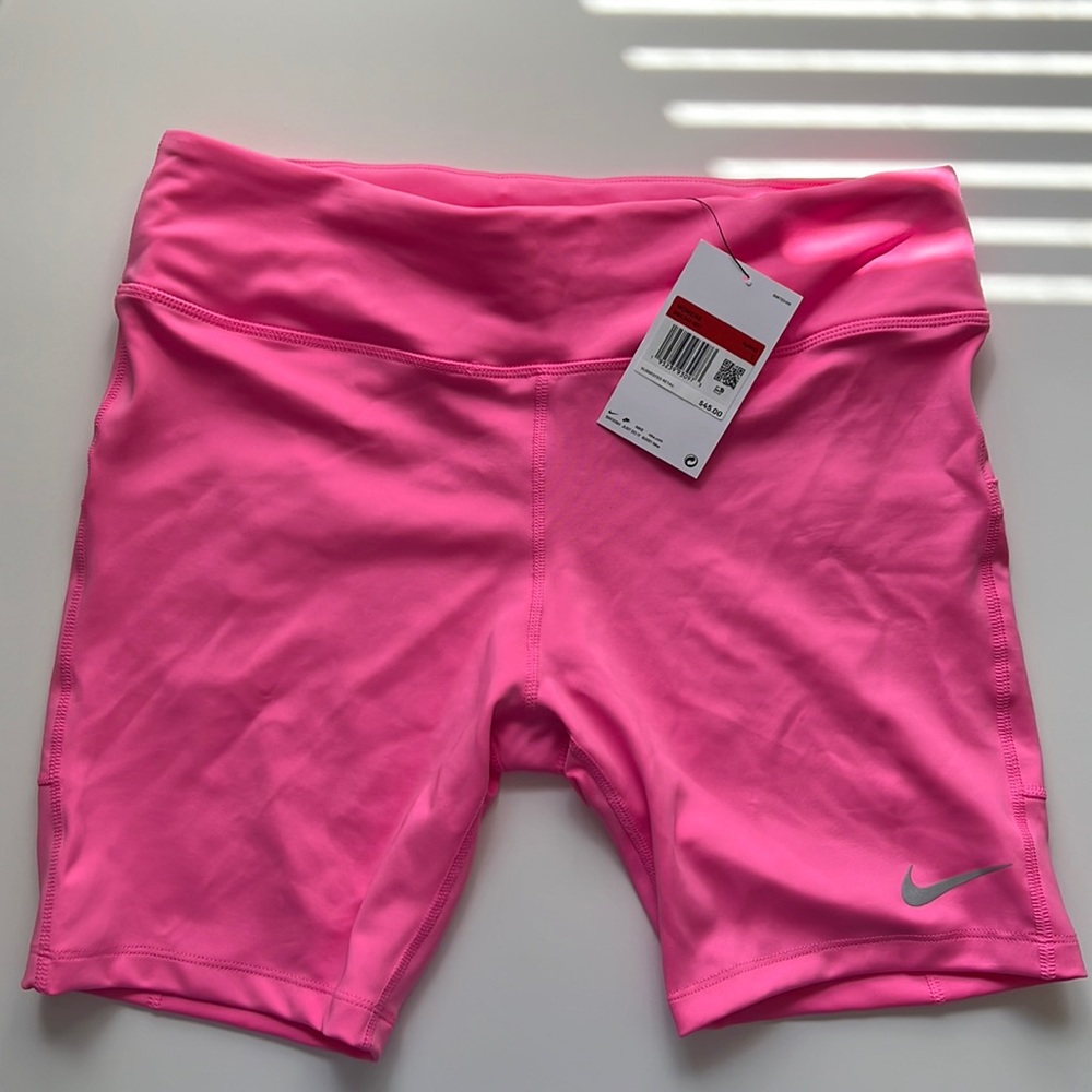 Nike DriFit Pink Biker Shorts
